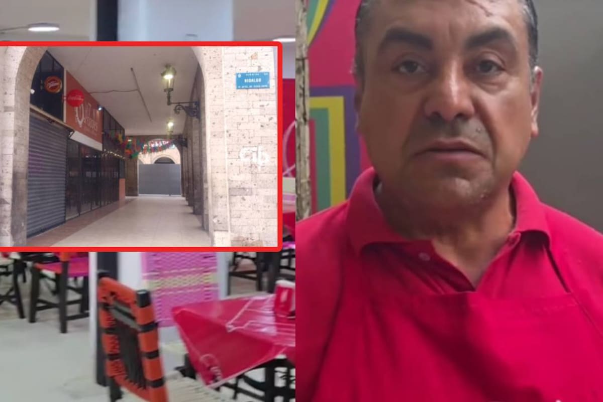 “Fuimos bloquedos, tapados y excluídos”, el reclamo de un locatario en Guadalajara al asegurar que su restaurante fuese afectado por la colocación de vallas metálicas en el centro de la ciudad por el mundial de Fútbol