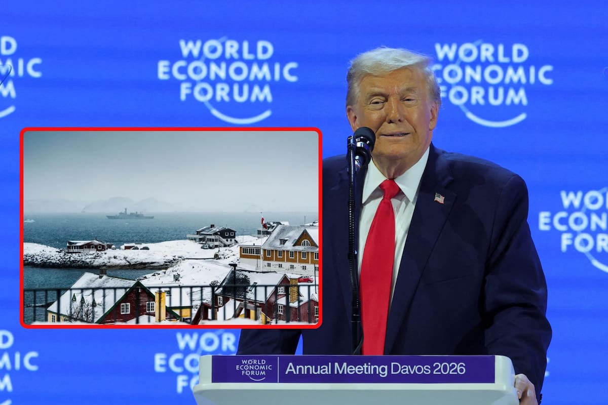 Trump llegó a Davos y exigió “negociaciones inmediatas” para comprar Groenlandia: aunque aclaró que no usará la fuerza militar de EEUU, le advirtió a la OTAN que si se oponen “lo recordará”