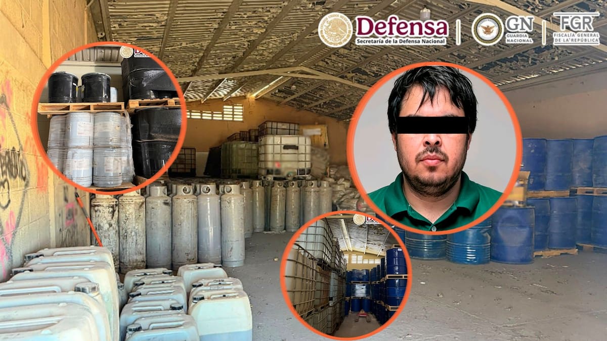 Aseguran 24 mil 400 litros de metanfetamina líquida en Sinaloa, el segundo decomiso más grande de la historia, con golpe de más de 9 mil millones de pesos al crimen