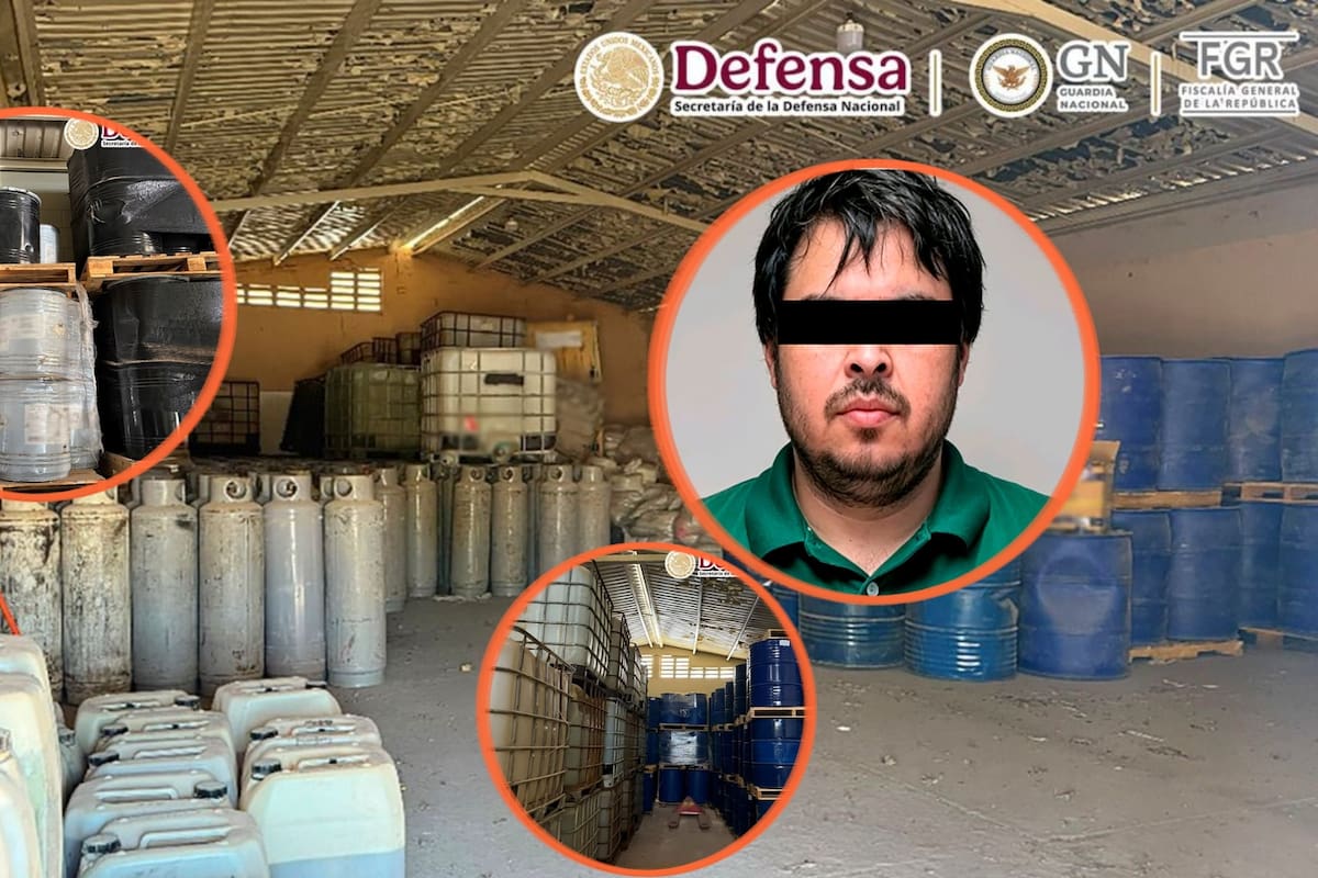 Aseguran 24 mil 400 litros de metanfetamina líquida en Sinaloa, el segundo decomiso más grande de la historia, con golpe de más de 9 mil millones de pesos al crimen