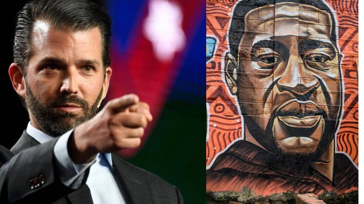 Donald Trump Jr acusa a la familia de George Floyd de querer acaparar dinero demandando a Kanye West