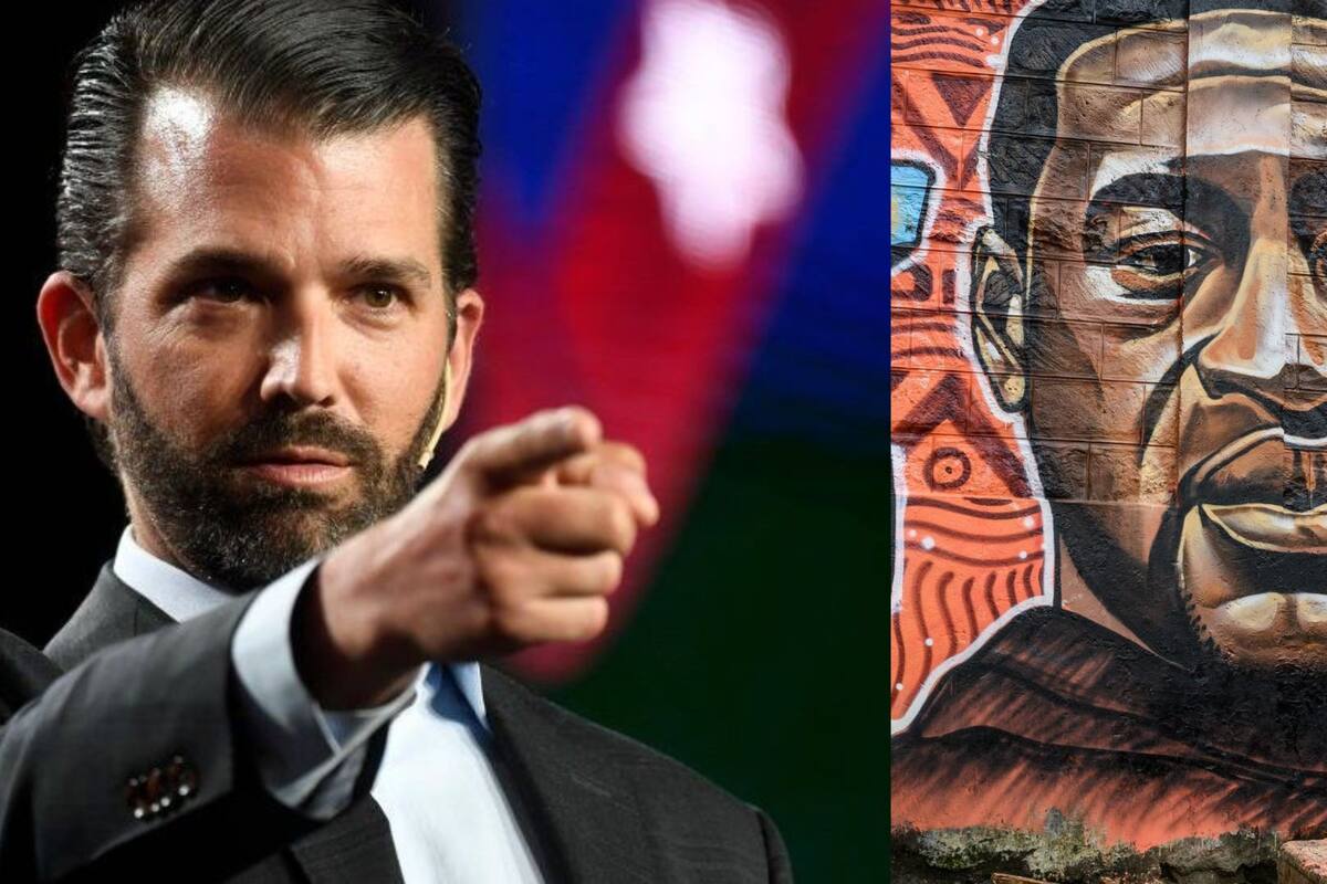 Donald Trump Jr acusa a la familia de George Floyd de querer acaparar dinero demandando a Kanye West