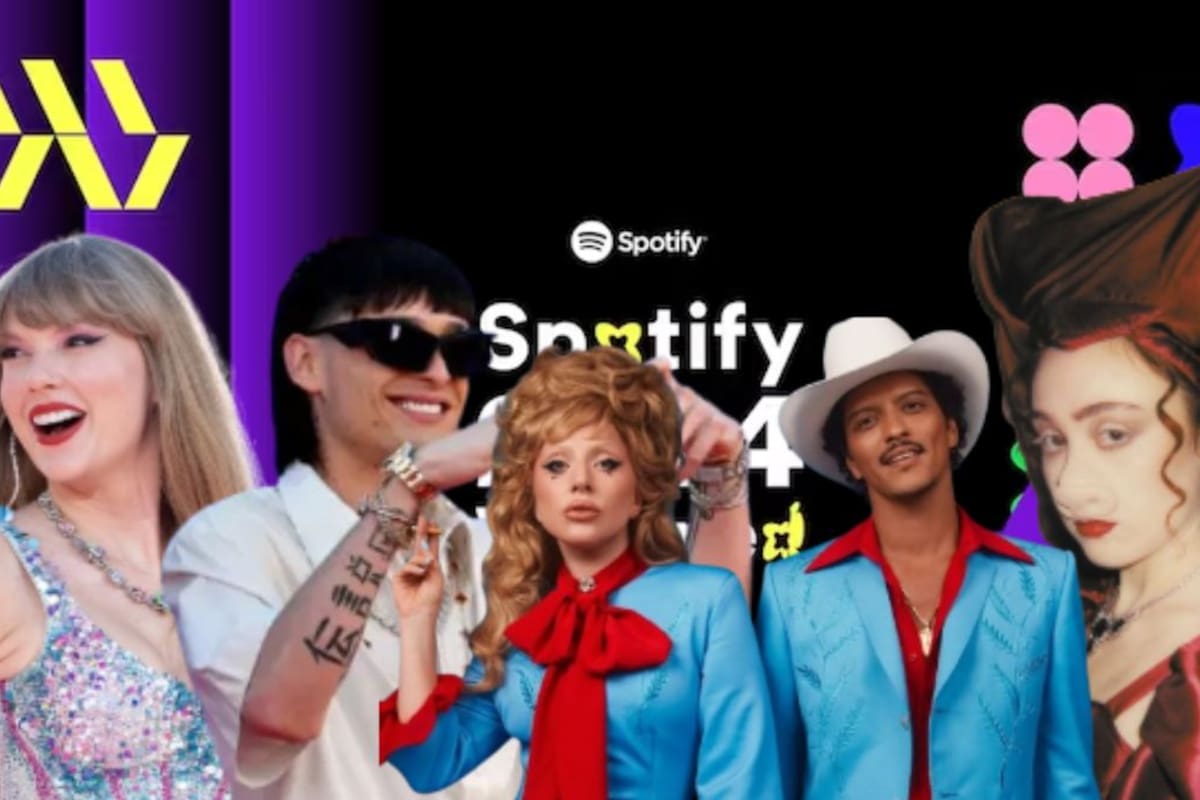 Los artistas y canciones más reproducidos en el Spotify Wrapped 2024