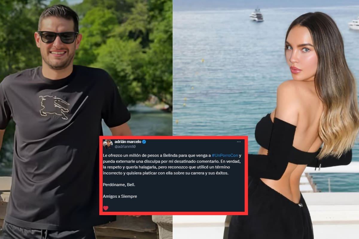 Adrián Marcelo ofrece 1 mdp a Belinda por una entrevista tras llamarla “prostituta”