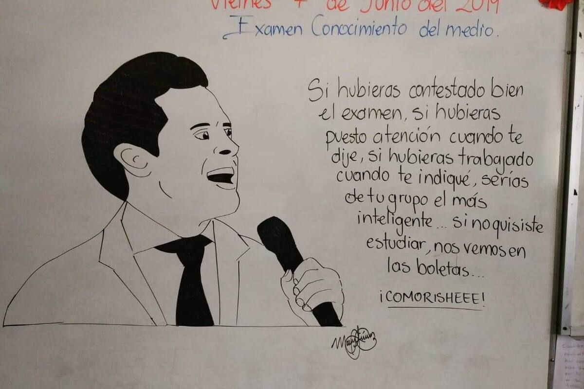 Con memes y caricaturas, maestro educa a sus alumnos