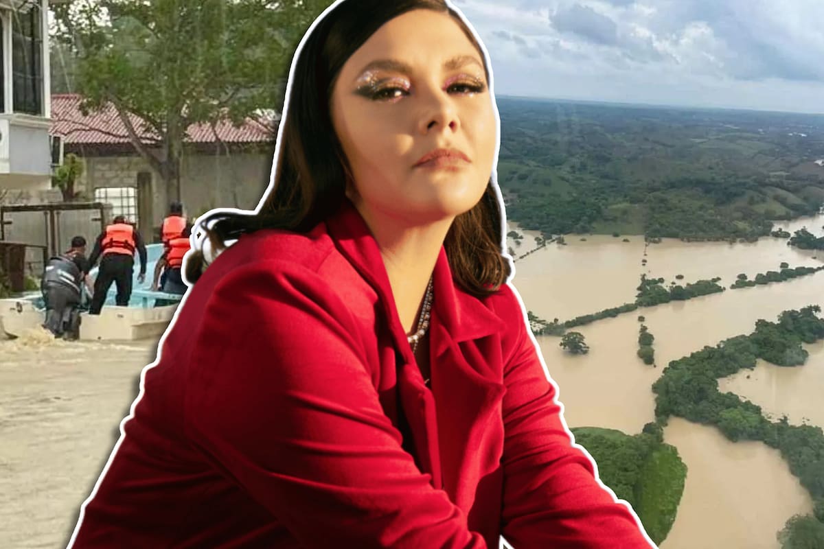 Yuridia apoya víctimas de inundaciones en Veracruz por depresión tropical