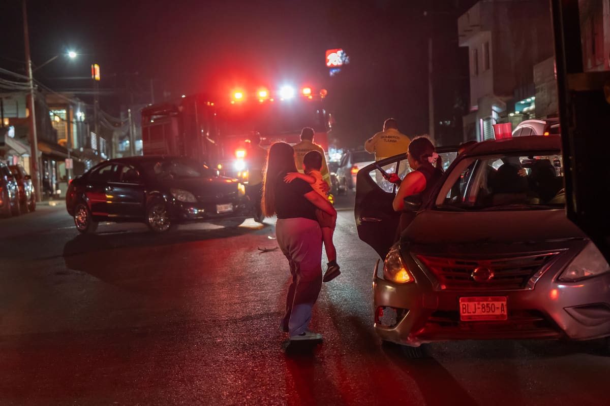 No se reportaron lesionados de gravedad durante el percance. Foto: Border Zoom
