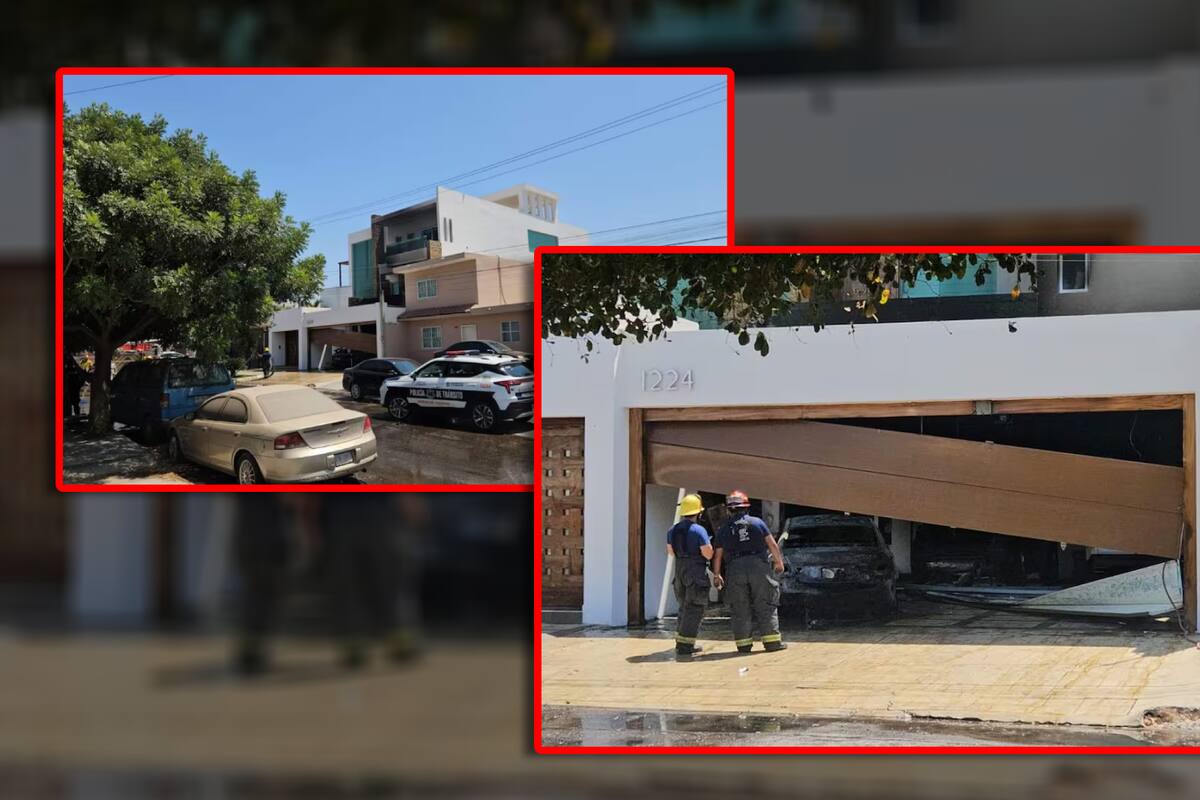 Encuentran tres cuerpos sin vida tras ataque e incendio a vivienda en Culiacán; escuelas cercanas activan protocolos de emergencia