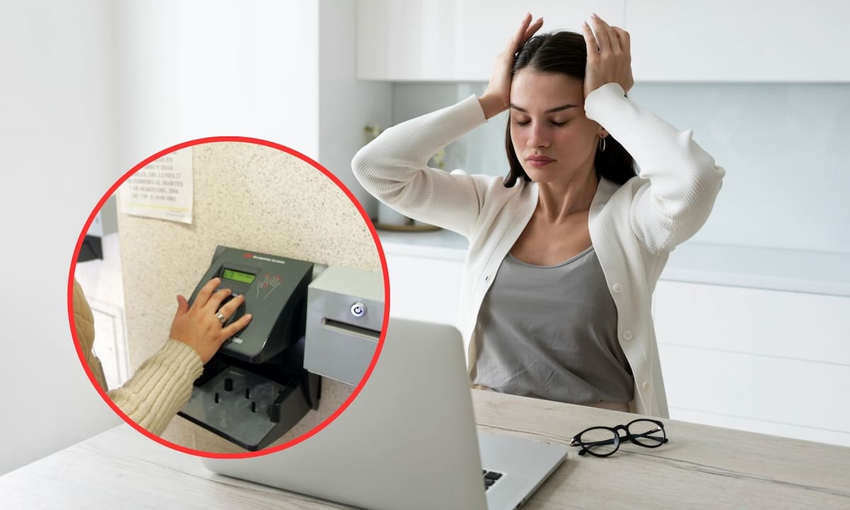 El uso obligatorio del reloj checador en México podría disparar casos de ansiedad y fatiga crónica si las empresas no implementan políticas de desconexión digital junto con la nueva jornada laboral de 40 horas | Freepik, Archivo GH
