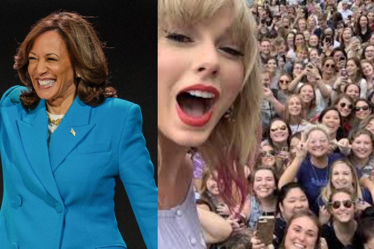 Fans de Taylor Swift recolectan más de 100 mil dólares para Kamala Harris