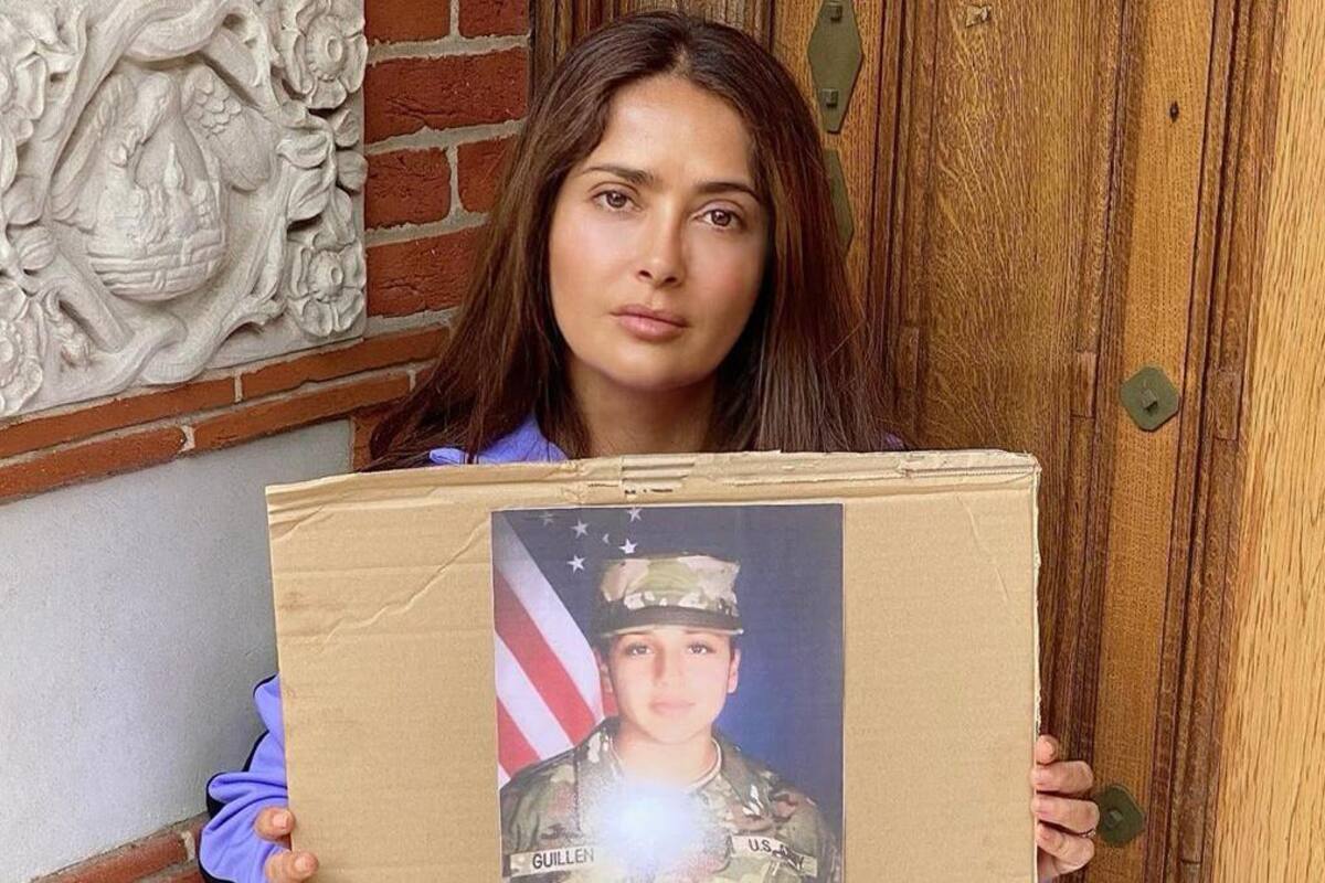 Por segundo día, Salma Hayek pide encontrar a militar hispana desaparecida
