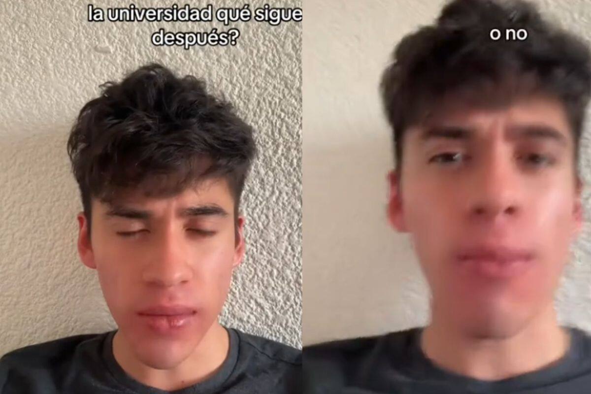 “¿Me van a ofrecer trabajo?”: Joven mexicano reflexiona con humor sobre el futuro tras la universidad