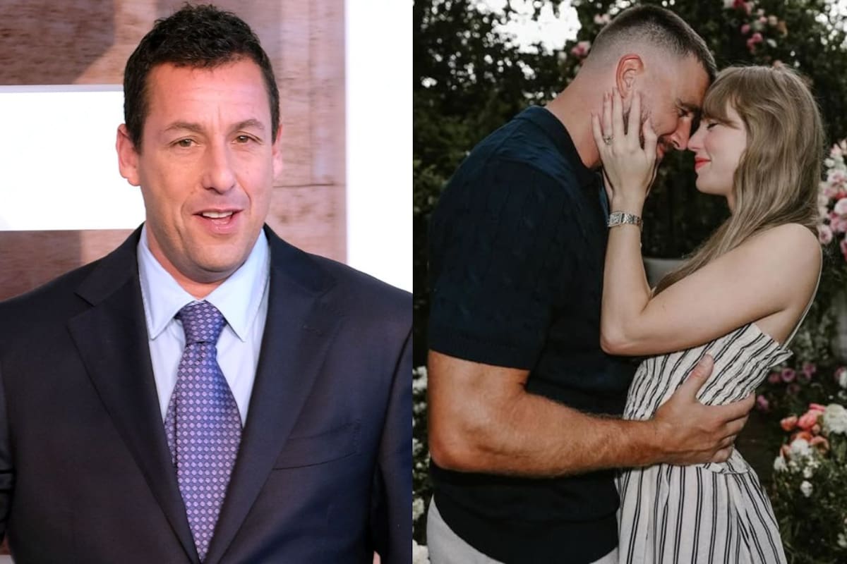 Adam Sandler ofició la boda de Taylor Swift y Travis Kelce en el Madison Square Garden