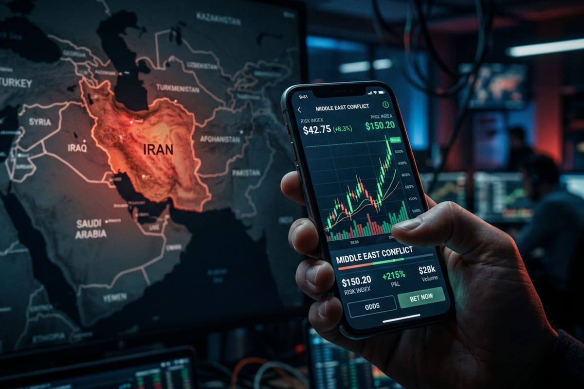 Sitio de apuestas registró jugadas por casi 150 mil y 360 mil dólares antes del ataque estadounidense a Irán, generando críticas éticas y acusaciones de posible uso de información privilegiada en mercados de predicción de guerra