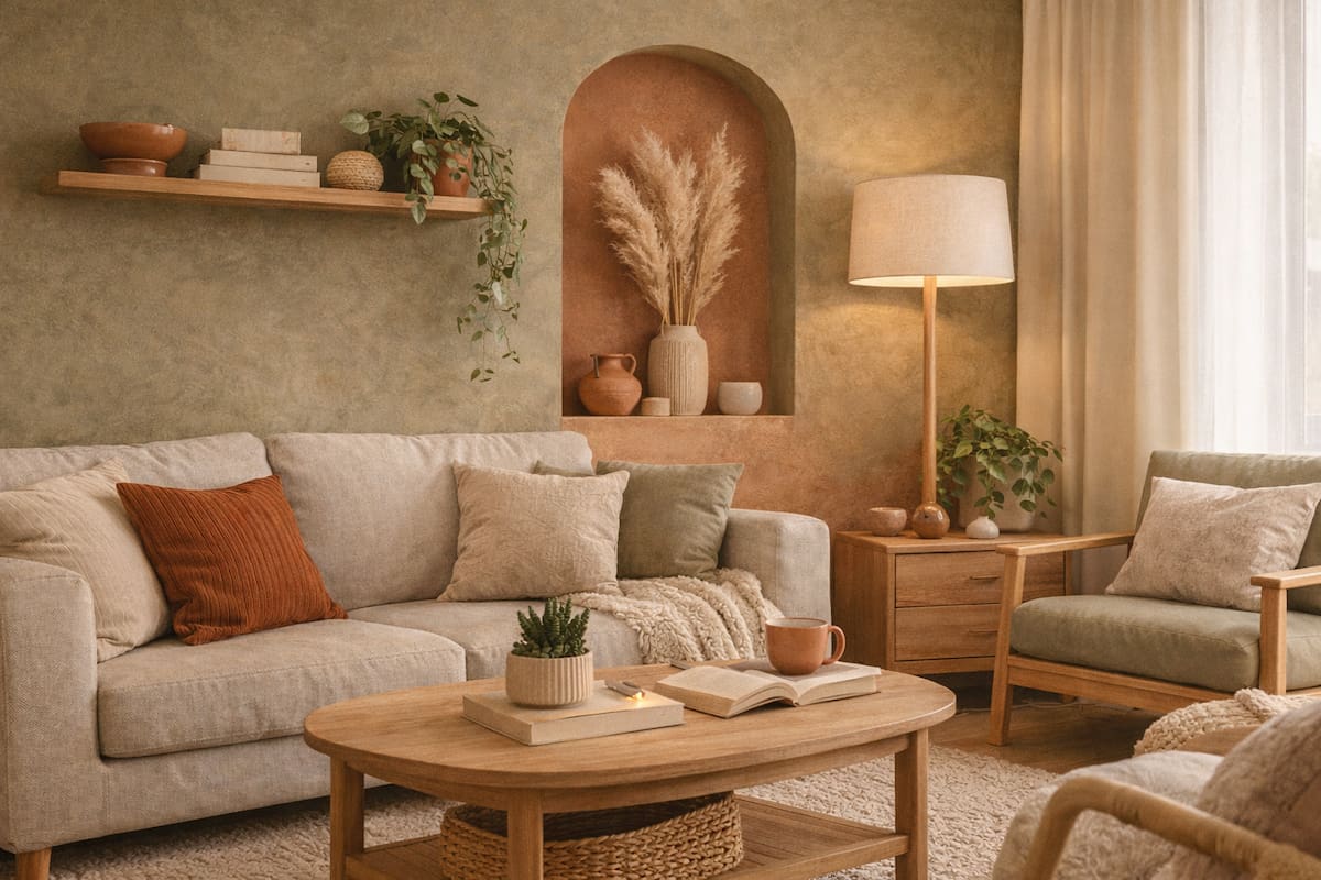 Tendencias hogar 2026: colores tierra, minimalismo real y hacks para ampliar espacios pequeños