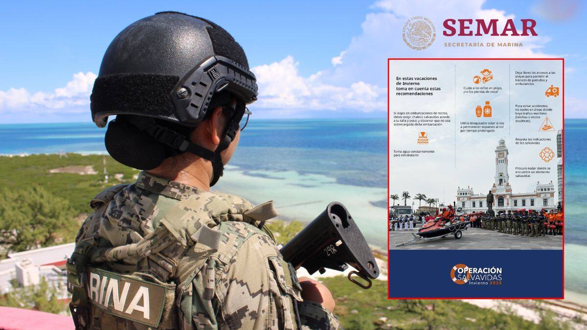 Arranca oficialmente Operación Salvavidas Invierno 2025 en playas y puertos de todo México: “Nuestro compromiso es salvaguardar la vida humana en la mar”