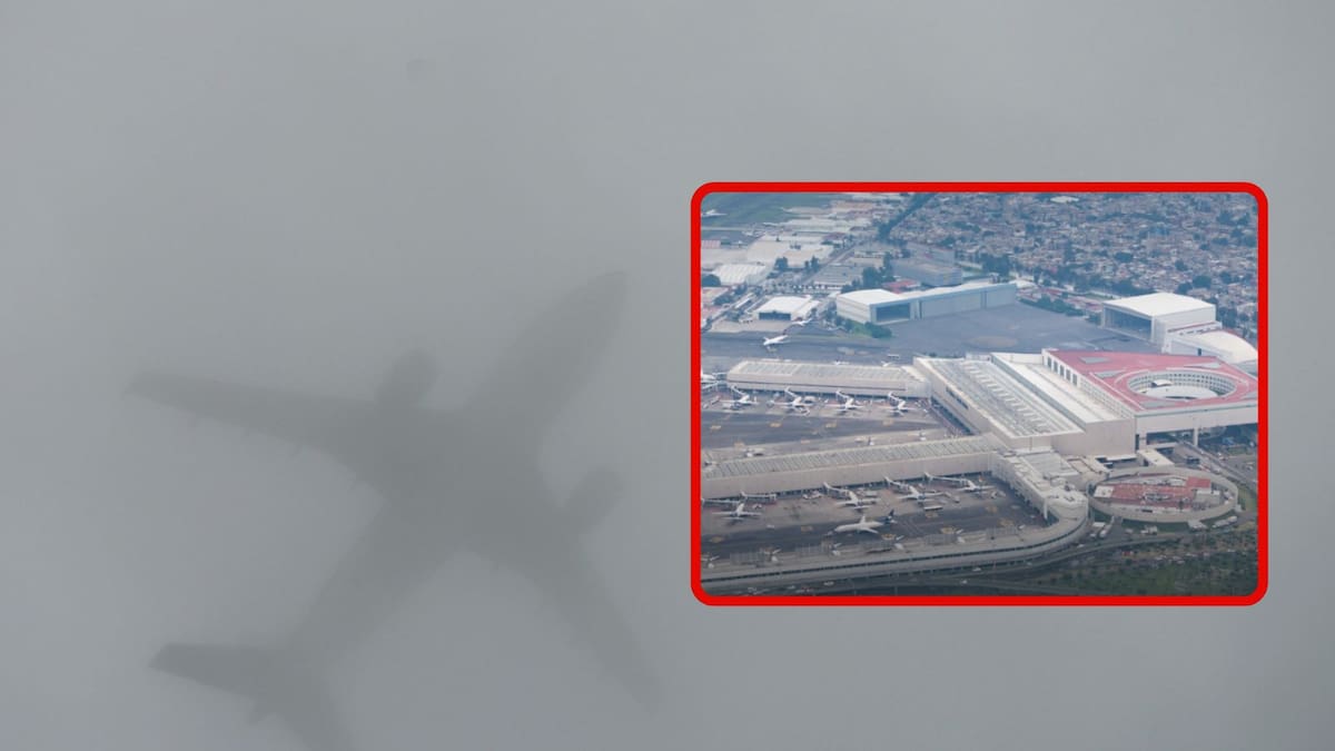 Ante mala visibilidad por neblina, el AICM suspende aterrizajes; banco de niebla también afecta vialidades cercanas