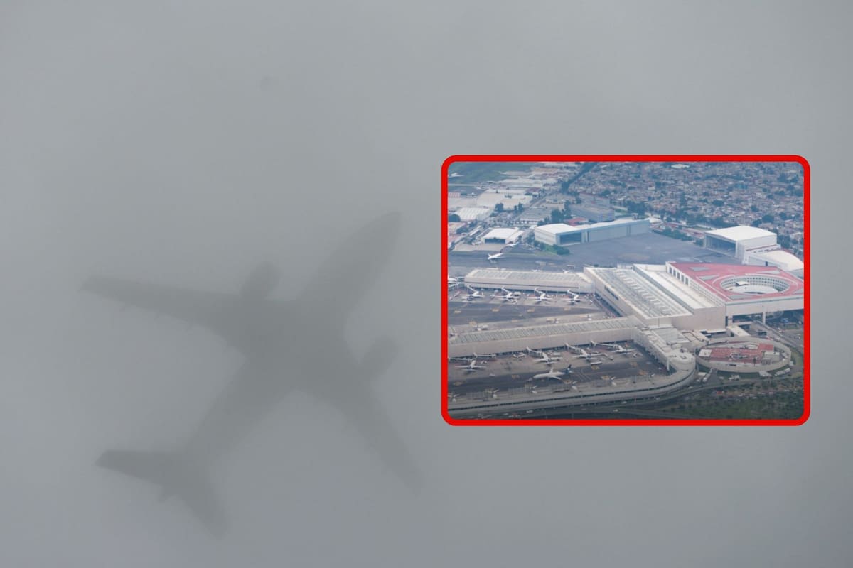 Ante mala visibilidad por neblina, el AICM suspende aterrizajes; banco de niebla también afecta vialidades cercanas