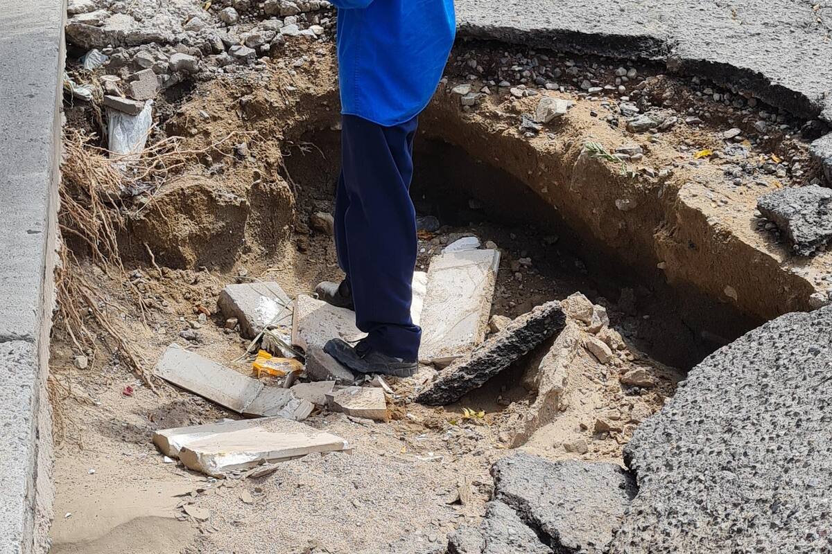 Hermosillo: Vecino de Villa Colonial teme por socavón