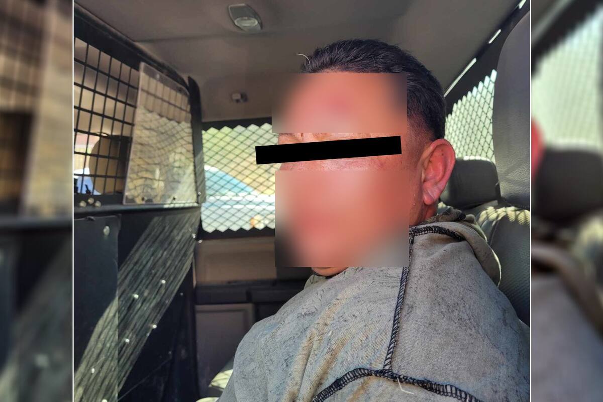 Lanza gas pimienta para escapar de la migra