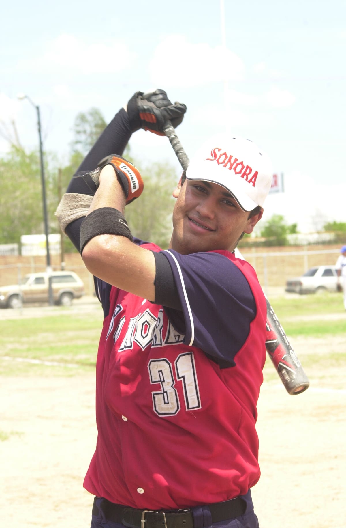 Matías Carrillo con la selección Sonora de softbol en 2003. (Foto: Javier Sandoval)