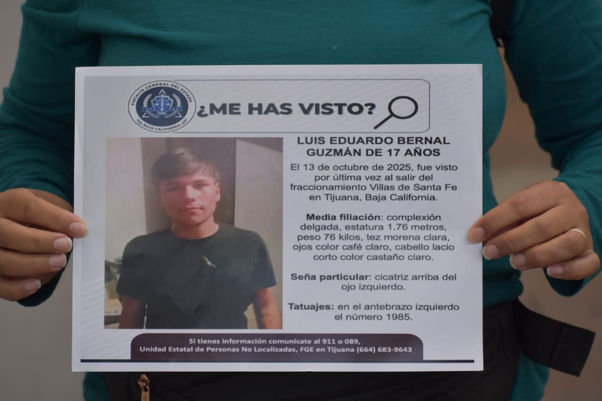 “Sí él tuviera la mas mínima posibilidad de estar con vida, ya hubiera buscado la forma de comunicarse conmigo”, madre de Luis Eduardo, joven desaparecido