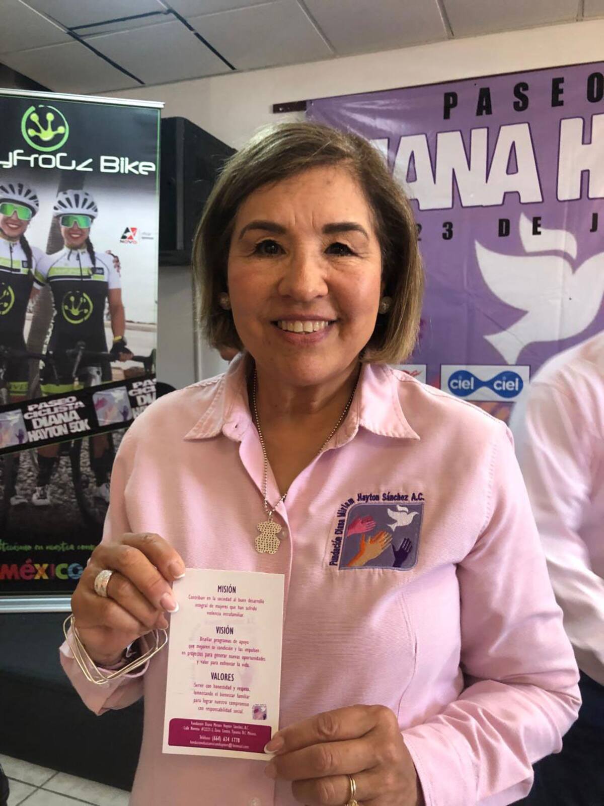 María del Rosario Sánchez López, presidenta de la Fundación Diana Hayton.