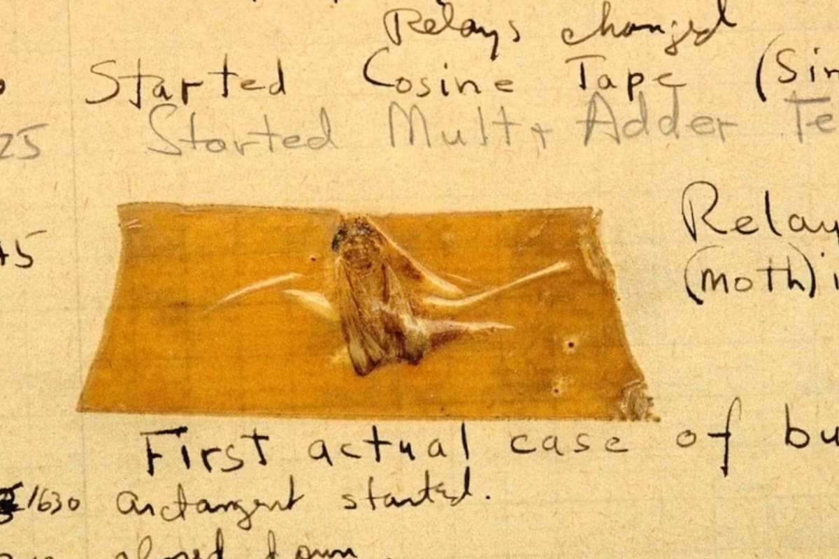 El verdadero origen del primer “bug” informático