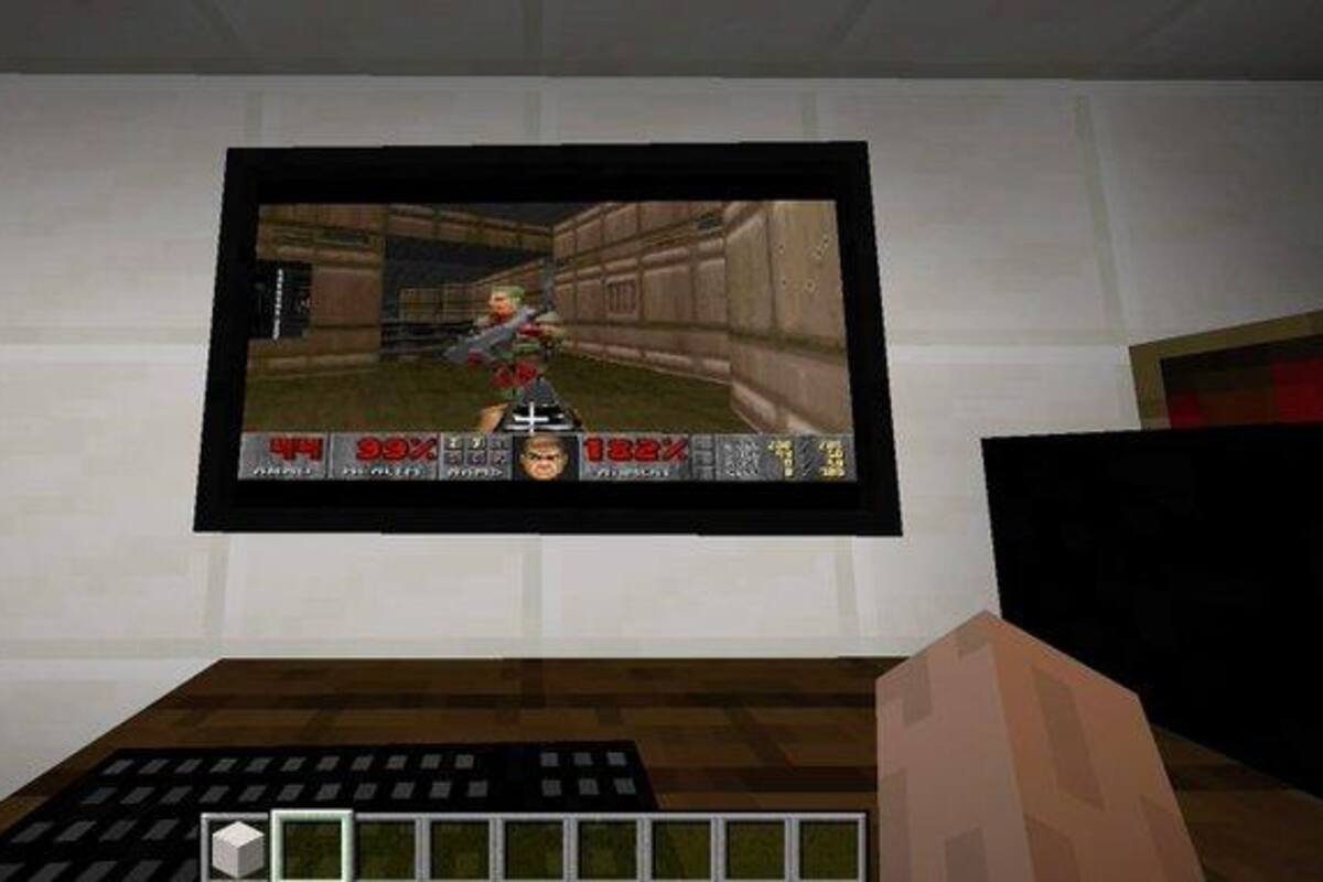 Juega a Doom original en Windows 95 en Minecraft