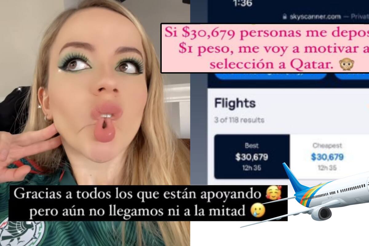 Invitada a fiesta de la Selección Mexicana pide que le depositen para irse a Qatar 2022; se queja por no juntar ni la mitad del vuelo
