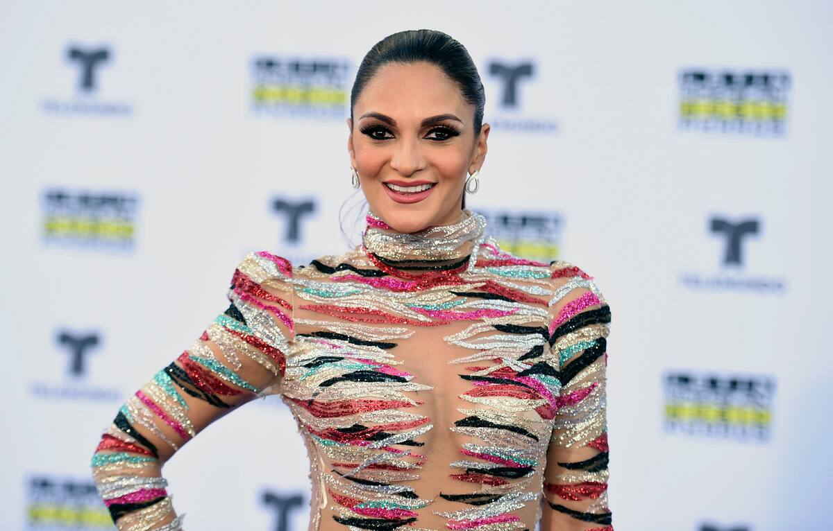 Mariana Seoane arrives at the Latin American Music Awards at the Dolby Theatre on Thursday, Oct. 26, 2017, in Los Angeles. (Photo by Richard Shotwell/Invision/AP)