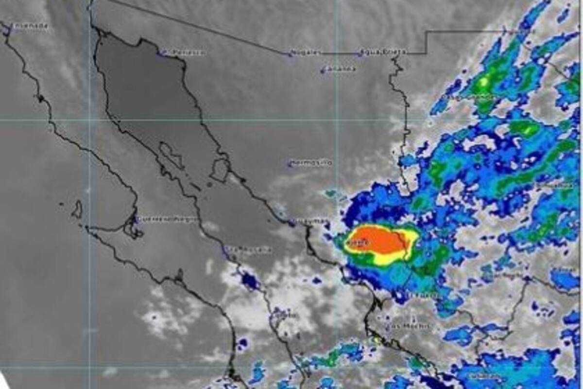 Clima en Sonora: Posibles chubascos y lluvias fuertes en Yécora, Quiriego, Etchojoa, Álamos y Huatabampo