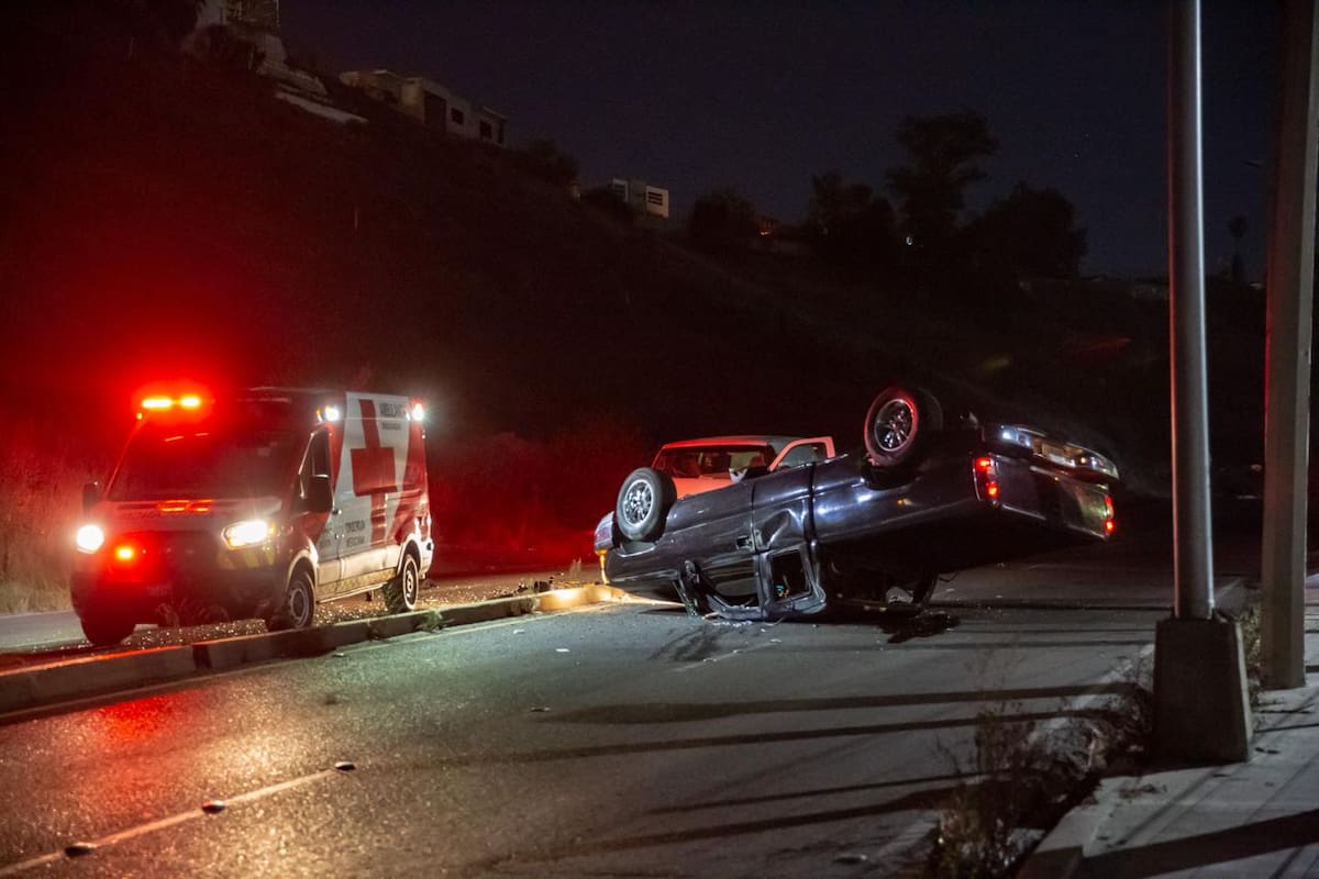 Registran accidente vehicular en la Buena Vista