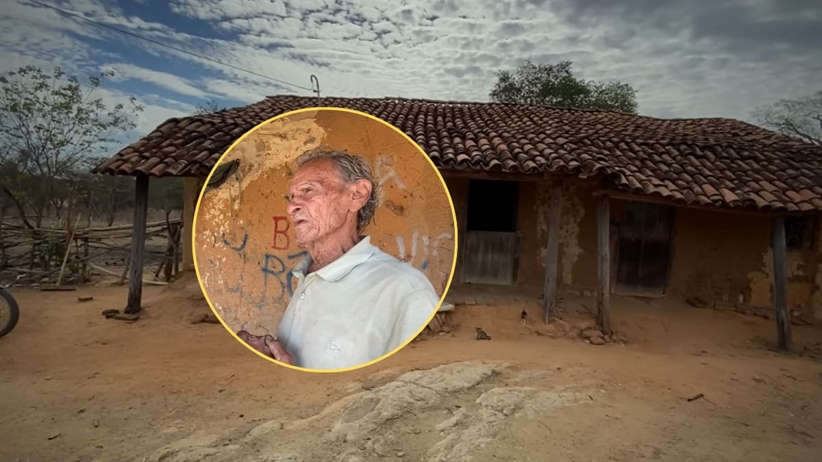 Un hombre de 80 años vive solo en una casa de adobe de 105 años que construyó su padre, sin agua, con una estufa de leña y totalmente alejado de la modernidad, pero sin carencias y con lo que él considera suficiente para vivir bien y saludable