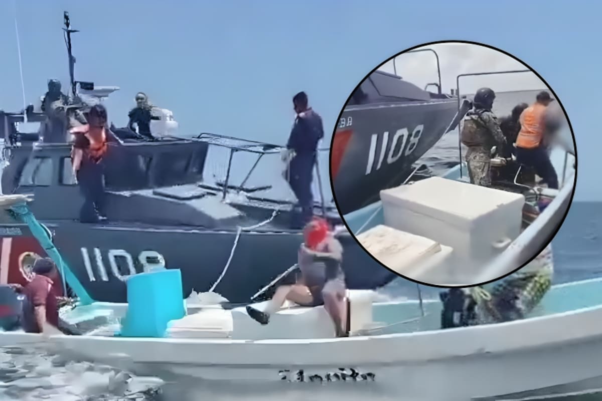 Un operativo de la Marina en Yucatán dejó tres detenidos y el decomiso de 250 kilos de pepino de mar además de una bolsa con hierba similar a la mariguana
