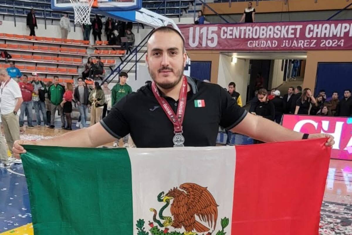 Entrenador cachanilla consiguió plata en Centrobasket U15