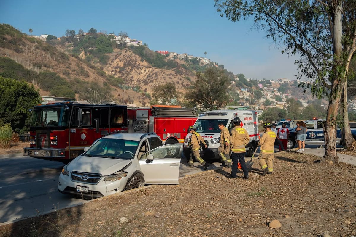 El accidente ocurrió alrededor de las 7:30 horas, en dirección de Playas hacia la zona de la 5 y 10. Foto: Border Zoom
