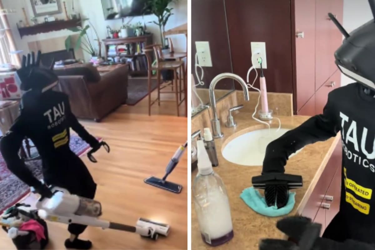 Robots humanoides limpian casas en San Francisco por 30 dólares la hora; una usuaria de TikTok muestra cómo funciona