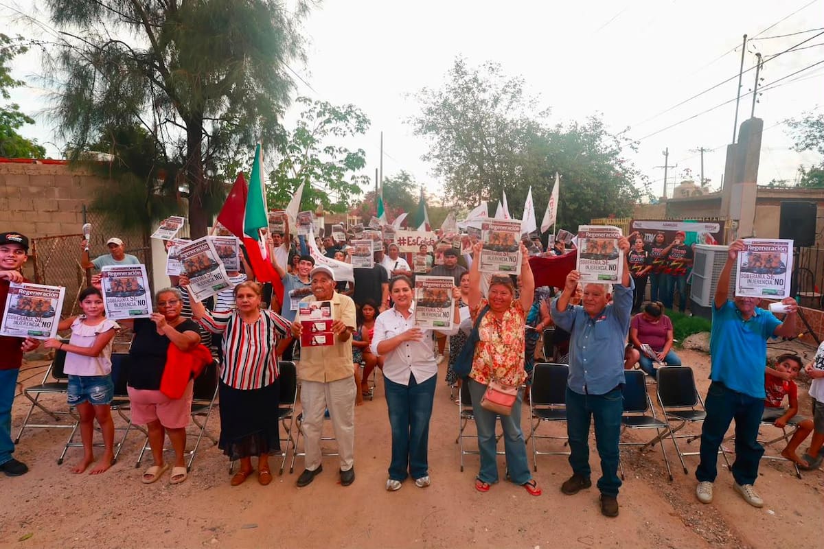 La 4T se defiende desde las colonias y a ras de suelo: Celida López