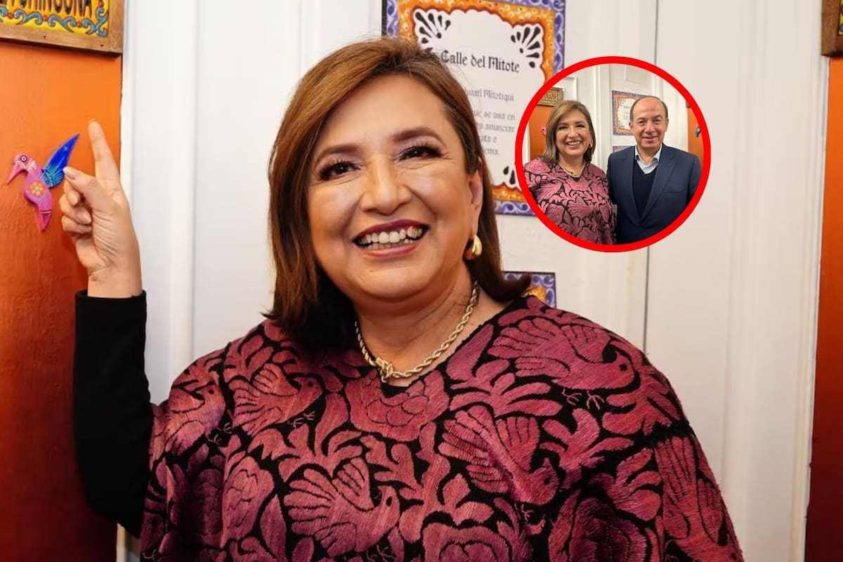 Xóchitl Gálvez asegura que no admira políticamente a Felipe Calderón tras reunión en Madrid
