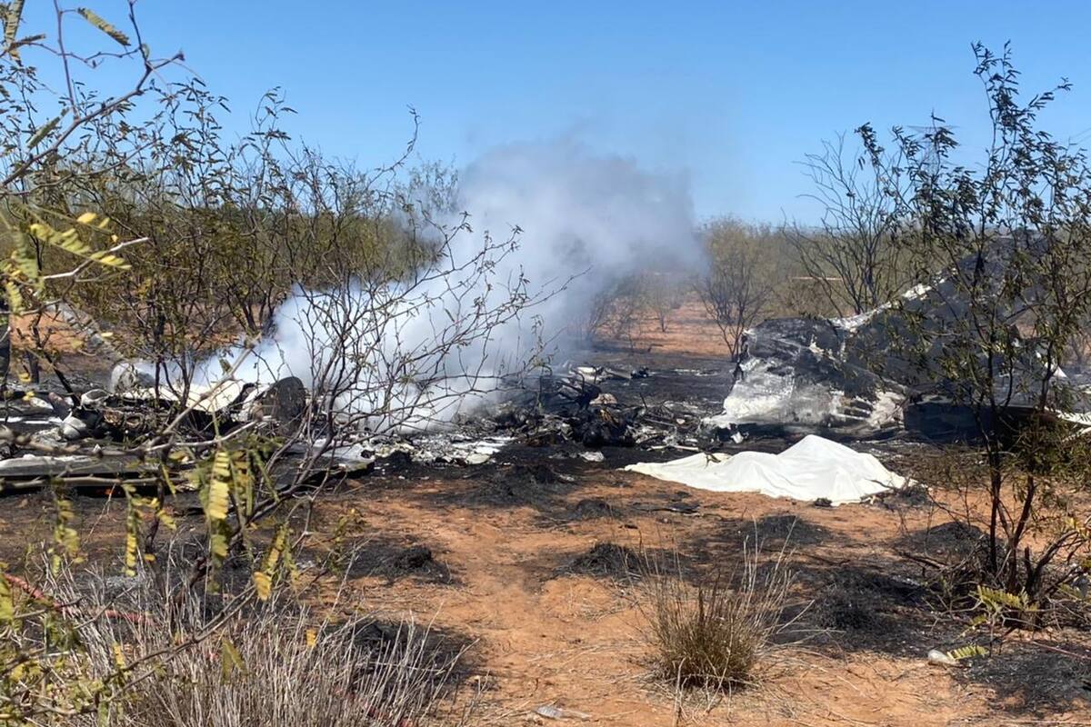 Apoya Estados Unidos en la investigación del accidente de avión en Hermosillo