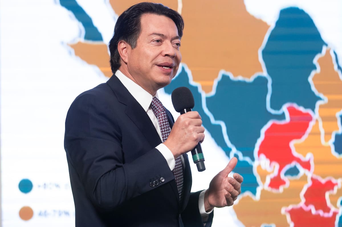 ILUSTRATIVA DE ARCHIVO. Mario Delgado, titular de la SEP, en la "Conferencia del Pueblo" del 17 de junio del 2025. | Crédito: Presidencia