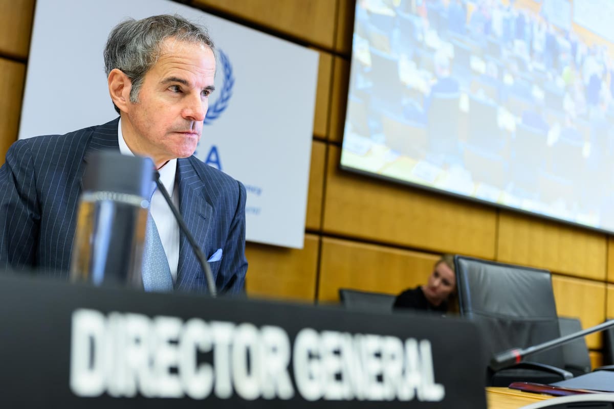 El director general del OIEA, la agencia nuclear de la ONU, Rafael Grossi, el 23 de junio. | Crédito: EFE/EPA/MAX SLOVENCIK