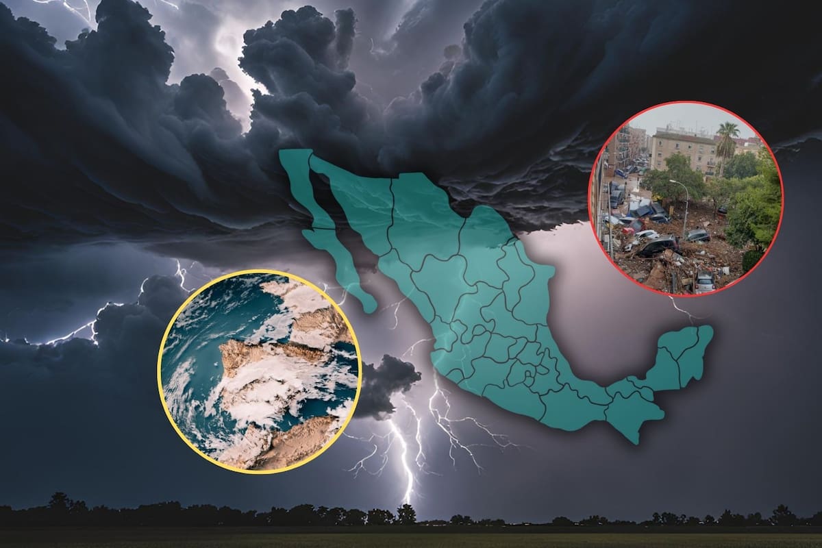 La DANA llegaría a México antes de que acabe el 2024: ¿Cuándo y cómo impactaría en el país?