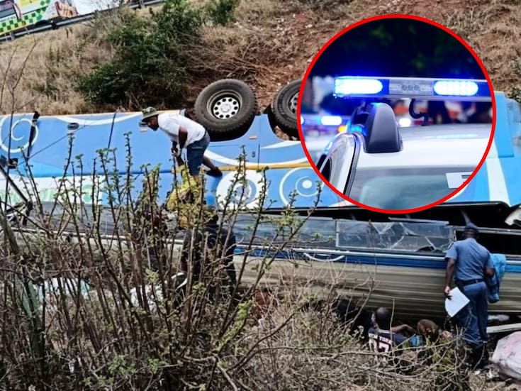 Al menos 42 muertos tras accidente de autobús en zona montañosa de Limpopo, Sudáfrica