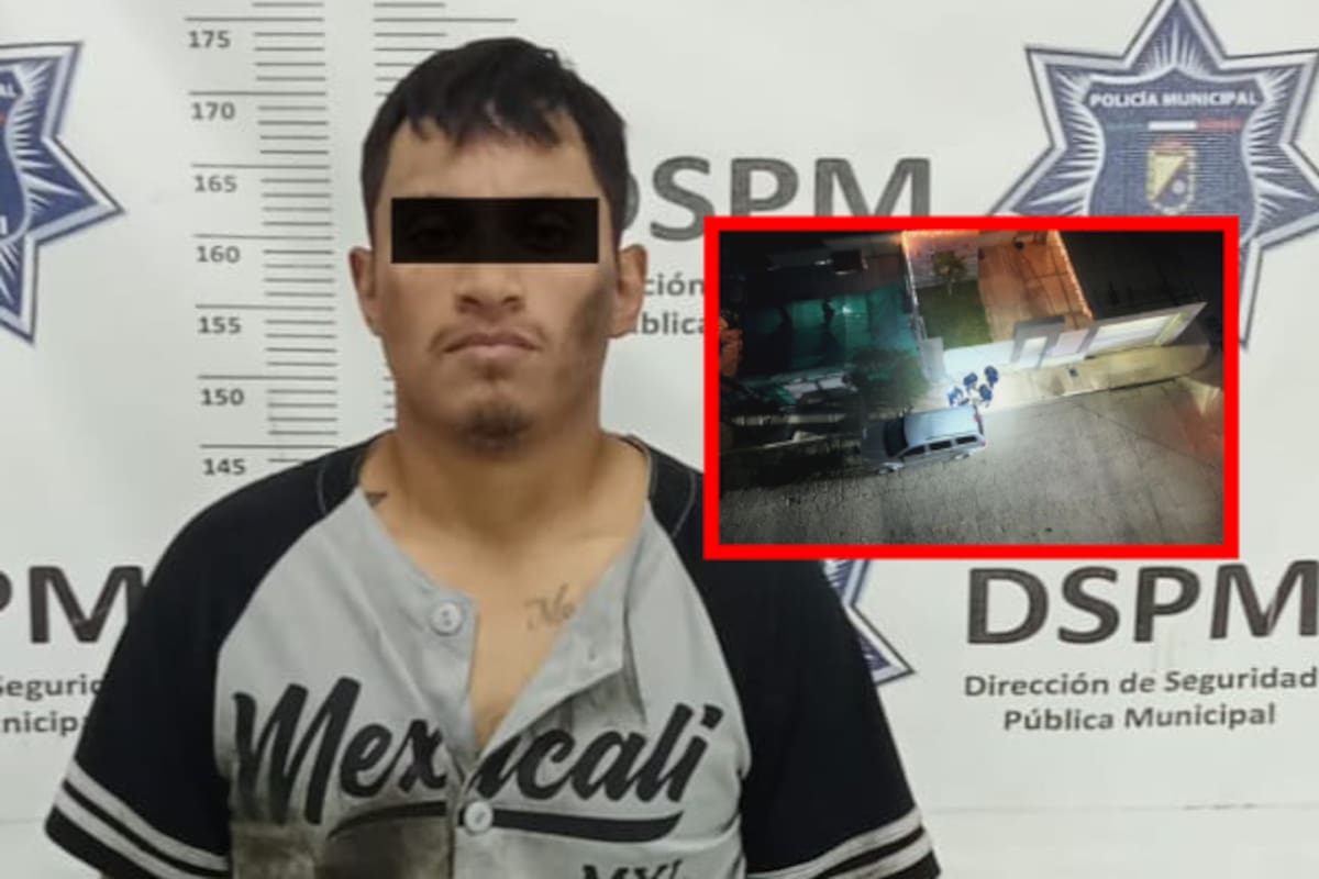 Intentó huir, pero el dron lo delató: cae acusado de violencia familiar en Mexicali