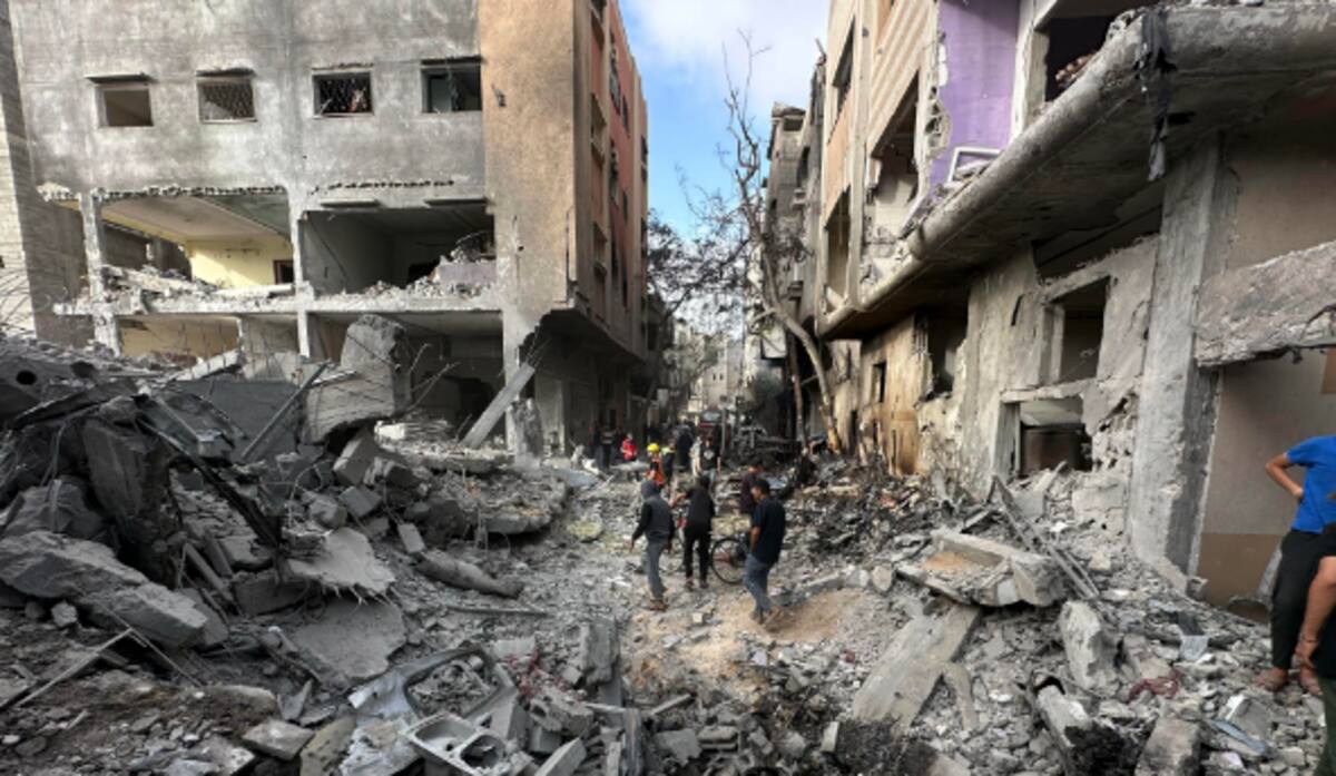 Destrucción y muertes derivados de la Guerra Israel-Hamás.