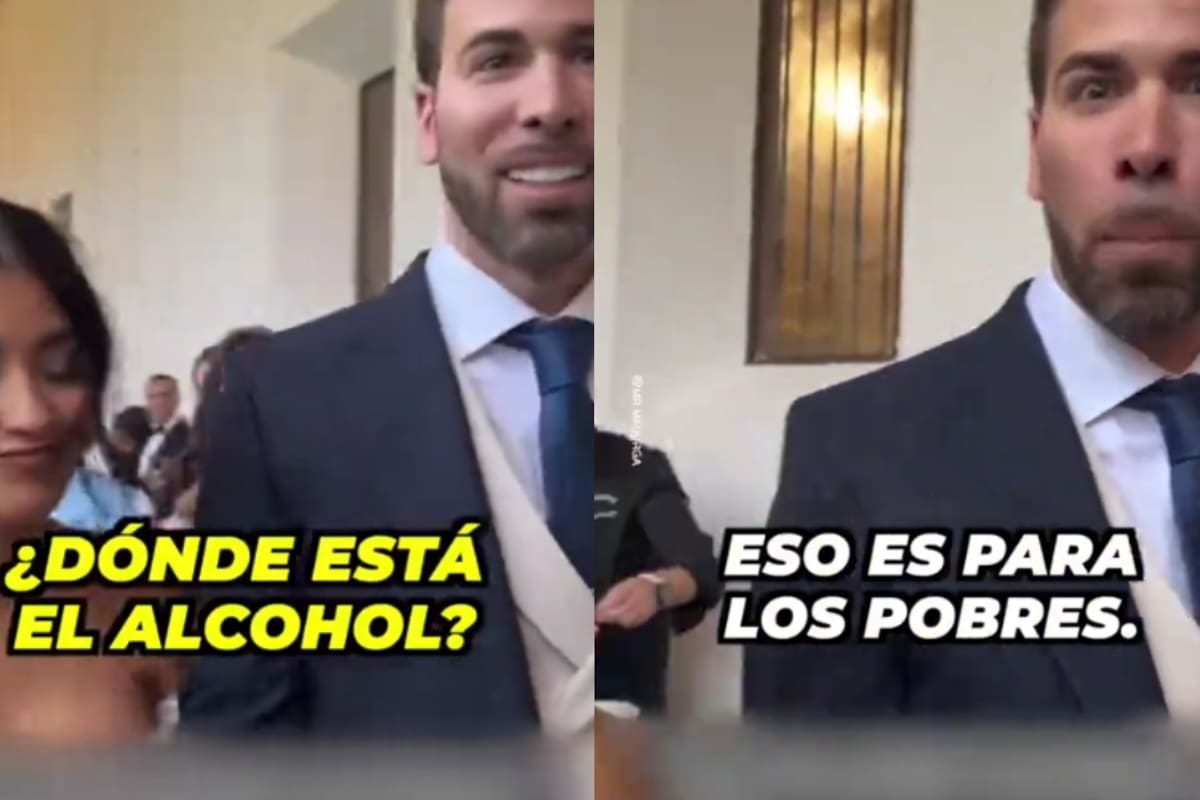“El alcohol es para pobres”: Novios deciden no ofrecer alcohol en su boda y terminan haciéndose virales