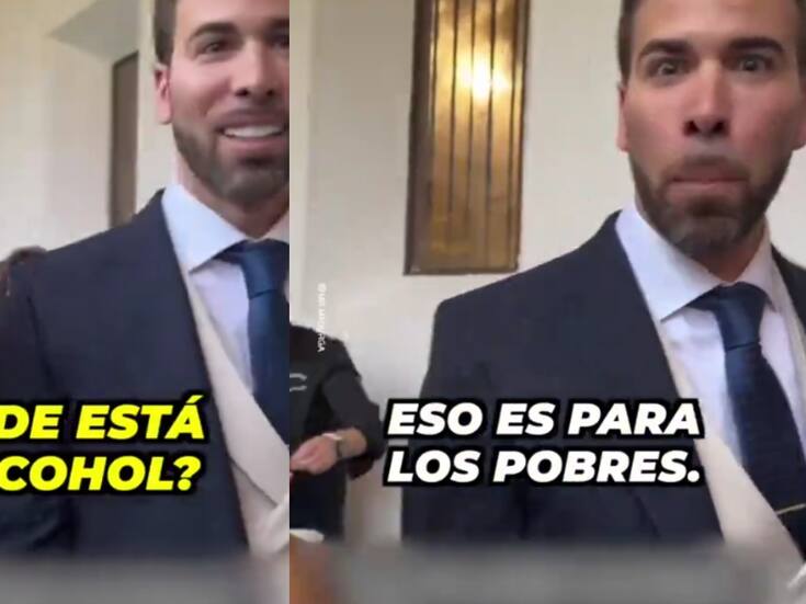 “El alcohol es para pobres”: Novios deciden no ofrecer alcohol en su boda y terminan haciéndose virales