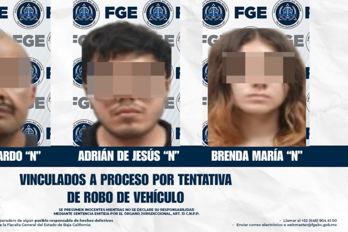 Vinculan a tres por robo de vehículo